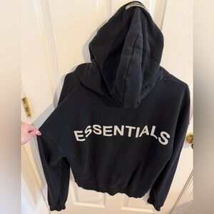 Essentials Black Hoodie